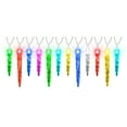 Gemmy Lightshow Christmas Lights 24.5' Color Motion Icicle Lights