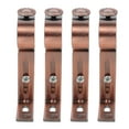 thumbnail image 3 of DINHEAROM 4Pcs Iron Shelf Bracket with Rod Holder for Interior .5x4cm, 3 of 8