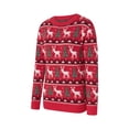 thumbnail image 5 of JYYYBF Family Matching Christmas Sweater Long Sleeve Crew Neck Cartoon Elk Pullover Knitwear for Holiday Party Jumper Top, 5 of 6