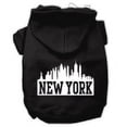 thumbnail image 2 of Mirage Pet 62-81 SMBK New York Skyline Screen Print Pet Hoodies, Black - Small 10, 2 of 2