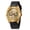 Gold (Leather), variant on Gold Watches for Men, Classic Vintage Quartz Analog Watch with Day & Date Calendar, Leather Strap, Stainless Steel, Luminous, Waterproof, Fashion Sport Casual Men's Wristwatch (Black)