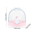 thumbnail image 3 of Small Pet Travel Carrier Portable Bird Cage For Small Feathered Pet, 3 of 7