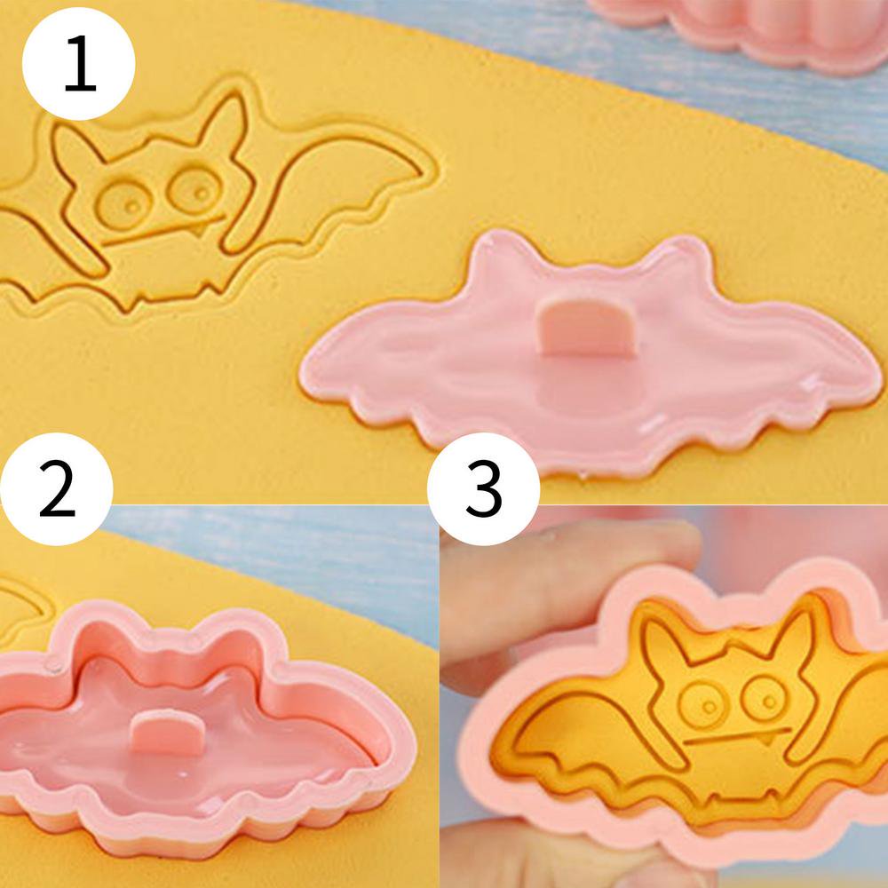 12 Emporte-pièces Métal Halloween - Formes Fantôme, Citrouille, Chauve-souris, Araignée... - Acier Inoxydable, Pour Biscuits, Pâte à Modeler - 8