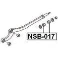 thumbnail image 2 of Febest TENSION ROD BUSH # NSB-017 OEM 54476-VC000, 2 of 2