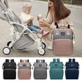 thumbnail image 2 of Mommy Bag Backpack, Large Capacity Diaper Bag with Insulated Pocket, Lightweight Travel Maternity Backpack with USB Port, 2 of 9
