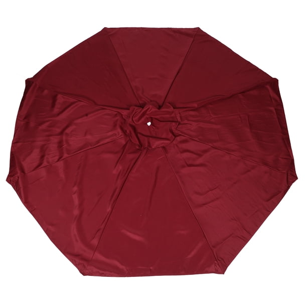 Reemplazo de cubierta para sombrilla de patio, tela de repuesto para sombrilla de mesa de exterior, cubierta para jardín y patio