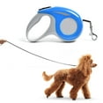 thumbnail image 4 of Correa retráctil para perro Cinta de nailon Bloqueo con un botón Correa para caminar para cachorros sin enredos para mascotas 3 metros Azul, 4 of 10