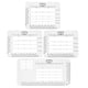 thumbnail image 3 of Crafts Stencils Envelop Maker Stencils For Envelope Addressing And Letter Writing Multipurpose 4Pcs, 3 of 4