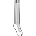 thumbnail image 4 of CLASSROOM Big Girls Uniform Cable Knee Hi Socks - 3 Pack, White, Medium, 4 of 4