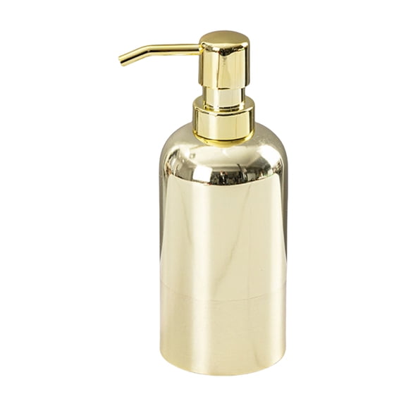 JZROCKER Elegant Stainless Steel Liquid Soap Shampoo Refillable Empty Bottle Dispenser Container for Bathroom Kitchen Use 300ml