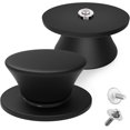 thumbnail image 1 of Baomifa-bouton de Remplacement pour Couvercle de Casserole en Silicone Universel, Poignées de Maintien Résistantes à la Chaleur, Bouton Antidérapant Doux pour Mijoteuses, Poêles et Ustensiles de Cuisine (2 Pack Noir), 1 of 4