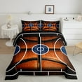 thumbnail image 2 of Castle Fairy Boys Girls Basketball Print Full Size Comforter Sets 3-Piece,Sport Theme Bedding Comforter Set,Ball Gamer Lightweight Bedding Sets,Ultra Soft Home Decor,Reversible, 2 of 8