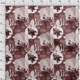thumbnail image 4 of oneOone Cotton Poplin Brown Fabric Halloween Sewing Material Print Fabric By The Yard 42 Inch Wide, 4 of 4