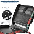 thumbnail image 4 of FORMRS Zipper Binder with Shoulder Strap 2-inch Ring 500 Sheet Capacity File Bag, Christmas Poinsettia, 4 of 5