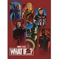 thumbnail image 2 of Women's Marvel What if…? Guardians Panels  Graphic Tee Red Medium, 2 of 4