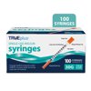 TRUEplus Single-Use Insulin Syringes, 30G 1.0cc 5/16 Inch Needle, 100 Count