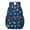 Dog Paw Print, variant on Multicolor Cat Silhouette Yellow Pattern 17" School Backpacks for Teens,Waterproof Oxford Fabric,S-Shape Padded Straps for School,Travel,Hiking,Camping
