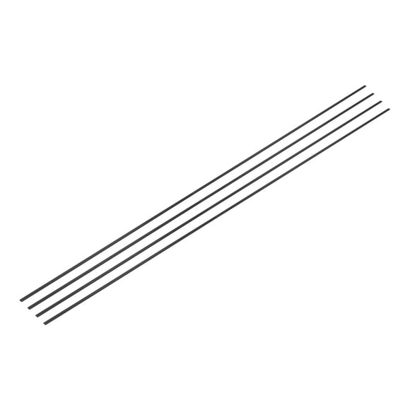 Unique Bargains 4 Pcs Carbon Fiber Strip 1x3mm 400mm Length Pultruded Flat Carbon Fiber Bars for Kites, RC Airplane