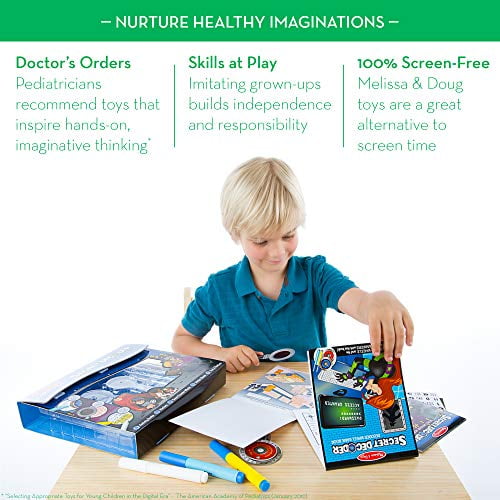 Melissa Doug On the Go Secret Decoder Deluxe Activity Set and