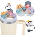 thumbnail image 2 of Compatible With Stanl Ey Cup Lid Accessories and Charms for 40oz Tumblers with Silicone Straw Cover Cap for Enhanced Drinking Experience, 2 of 9