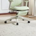 thumbnail image 4 of PUKNLY Ergonomic Office Chair with Footrest, High Back Computer Office Chair with Dynamic Lumbar Support, 2D Headrest, 4D Armrest, Sponge Seat, Mesh Home Office Desk Chair for Adults,Green, 4 of 10
