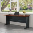 thumbnail image 2 of Bush Business Furniture Series A 72W Desk in Hansen Cherry and Galaxy, 2 of 5