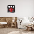 thumbnail image 2 of Stupell Industries Ski Patrol Sign Red Cross Symbol Rustic Black, 24 x 24, Design by Kyra Brown, 2 of 7
