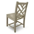 thumbnail image 3 of POLYWOOD Chippendale Dining Side Chair in Sand, 3 of 5