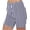Navy, variant on Lenpel Biker Shorts for Women Soft Striped High Waisted Stretch Workout Yoga Shorts Athletic Running Shorts