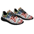 thumbnail image 6 of We Wish You Ameri ChriStas American flag Shoes Sneakers Black Size 8, 6 of 7