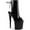 Black Patent/Black, variant on FLAMINGO-1018, 8" Heel 4" Ankle Mid Calf Boot