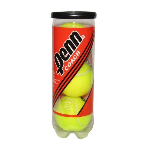 Penn Coach Tennis Ball Can, Pressurized, 3 New Practice Balls Walmart