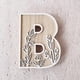 thumbnail image 1 of Letras de madera de 5 pulgadas - Se pueden pintar, 26 letras, para decoración de pared/habitación infantil/señales de nombres de boda, 1 of 2