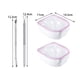 thumbnail image 3 of 2 cuencos para remojar uñas, kit de removedor de esmalte en gel, cuenco de doble capa para remojar uñas Rosa, 3 of 5