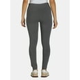 thumbnail image 4 of Time and Tru Women's High-Rise Ankle Knit Leggings, 27" Inseam, Sizes XS-XXXL, 4 of 6