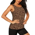 thumbnail image 2 of Saiise Leopard Printed Print Women's Workout Tank Top Racerback Yoga Tanks Athletic Gym Shirts-X-Large, 2 of 7