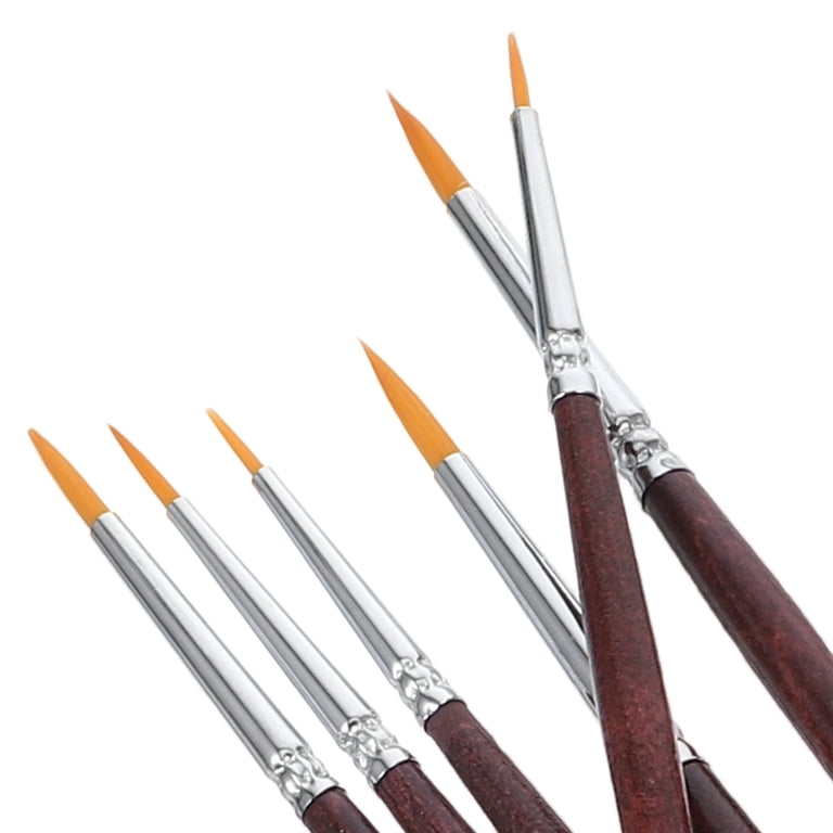 11 Micro Brushes Fine Detail Nib Brush Set Ergonomic Handle