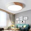 thumbnail image 2 of Lámpara de techo moderna YONGSHENG LED empotrada de 11,8 pulgadas 18 W blanco cálido 3000 K regulable, 2 of 5