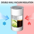 thumbnail image 2 of 20oz Coffee Tumblers White Ballerina Unicorn Pattern Stainless Steel Vacuum Insulated Travel Tumbler Coffee Cups Mug with Lid and Straw with Cleaning Brush for Cold & Hot Drinks, 2 of 5