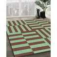 thumbnail image 2 of Ahgly Company Indoor Round Patterned Pastel Green Area Rugs, 7' Round, 2 of 6