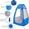 thumbnail image 2 of Pop Up Tent, Clear Outdoor Tents Sports Fishing, Rainproof and Windproof Beach Camping, Lightweight and Sturdy, Easy Set Up, UPF 50+ Portable Folding 39" x 64", 2 of 7
