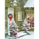 thumbnail image 1 of Resina Bsvklp Con Escena Navideña Y Nieve 30x40CM, 1 of 9