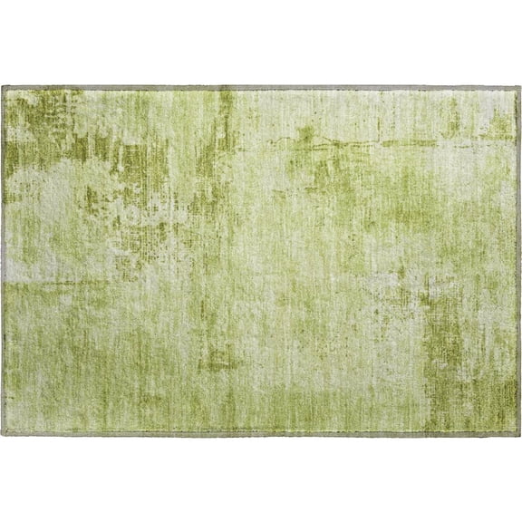Dalyn Rugs Premium Machine Washable Mayfield AMF1062 Lime 1'8" x 2'6" Rug