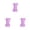 Pink, variant on Dog Chew Bone Toy for Aggressive Chewers, Indestructible Durable Bone Shaped Pet Toy for Small Dogs, Odorless Rough Grinding Teeth Sticks for Tooth Decompression Stress Relieving Fun 1PC