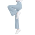 thumbnail image 6 of ZBSOKO Girls Yoga Pants High Waisted Stretch Full Length Flare Leggings Solid Color Pull On Athletic Trousers 3-15Y Workout Fashion Pant, 6 of 6