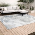 thumbnail image 3 of Addison Rugs Chantille Indoor/Outdoor Transitional Floral Taupe Machine Washable Rectangle Rug, 5' x 7'6", 3 of 8