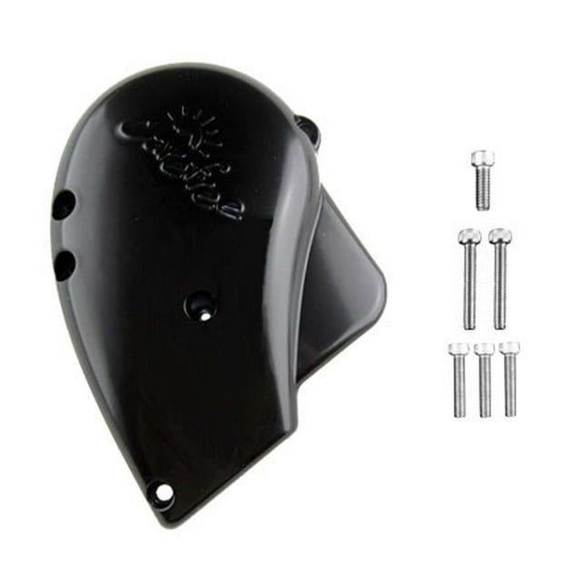 Carefree RV Awning Cap R001521BLK Screw Cover End Cap Right Hand; For Summit Awning; Black; Plastic