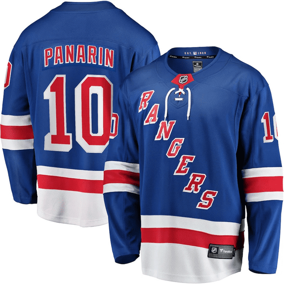 Artemi Panarin New York Rangers NHL Fanatics Breakaway Home Jersey, X-Large