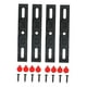 thumbnail image 5 of Kit de montaje de 4 piezas sin marco de placas sin marco para alemán hardware europeo de hardware de matrícula Tornillos de soporte de camiones, 5 of 8