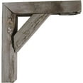 thumbnail image 3 of Ekena Millwork 3 1/2"W x 8"D x 10"H Vintage Farmhouse Bracket, Barnwood Decor Collection, Reclaimed Grey, 3 of 8